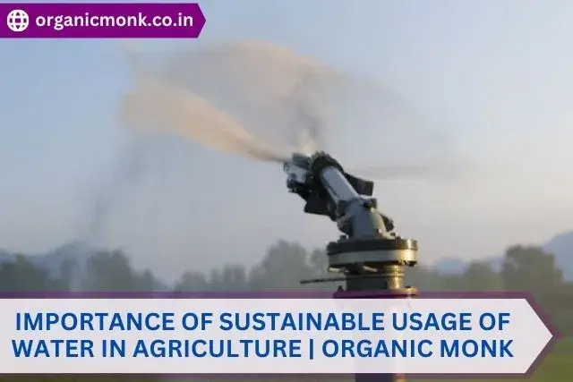 Sustainable Usage of Water in Agriculture - organic monk